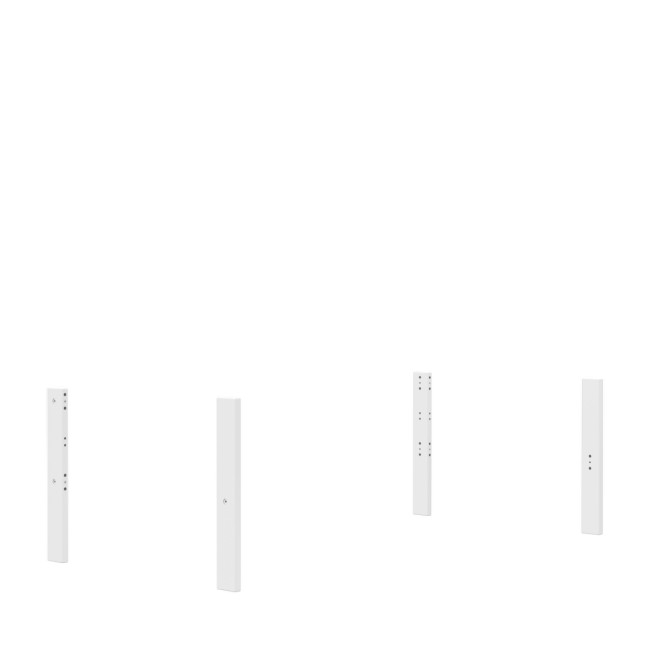 Gambe Lifetime per letto singolo Elements - Bianco