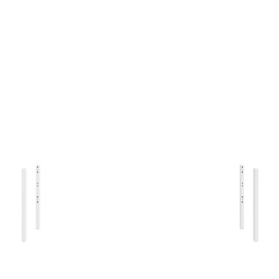 Lifetime Legs for Single Bed Elements - White