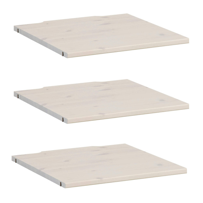 Lifetime 3 étagères pour élément d’armoire 50 cm Whitewash