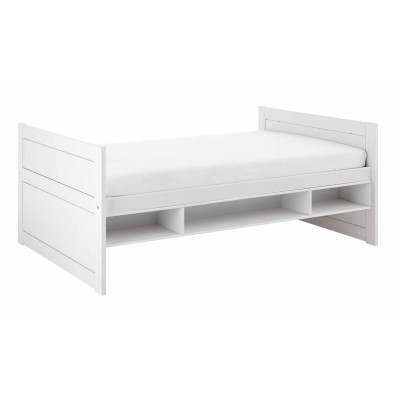 Module de rangement Lifetime pour lit superposé 90 / 120 cm laqué blanc