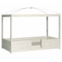 Letto Lifetime 4 in 1 per il paradiso con deLuxe slatted frame Whitewash