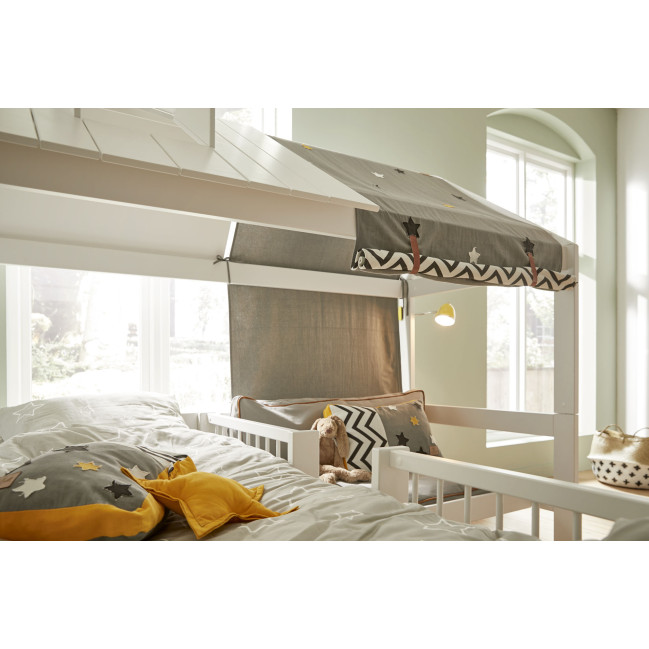 Lifetime - Chambre d’enfant Beachhouse Corner 1, 90x200 cm, avec banc et cadre à lattes