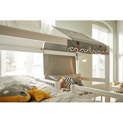 Lifetime - Chambre d’enfant Beachhouse Corner 1, 90x200 cm, avec banc et cadre à lattes