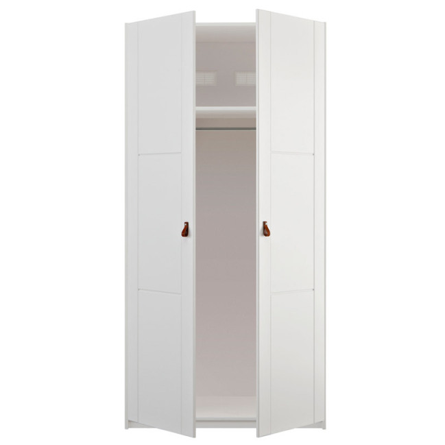 Lifetime 2-türiger Schrank 100 cm mit 2 Türen & Einteilung