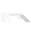 Lifetime slide for bunk bed whitewash