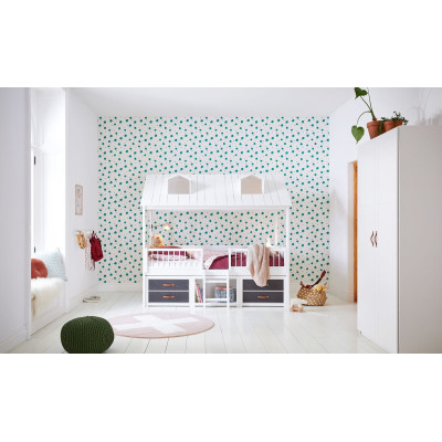 Letto cabina Beachouse Lifetime con telaio a doghe a rullo