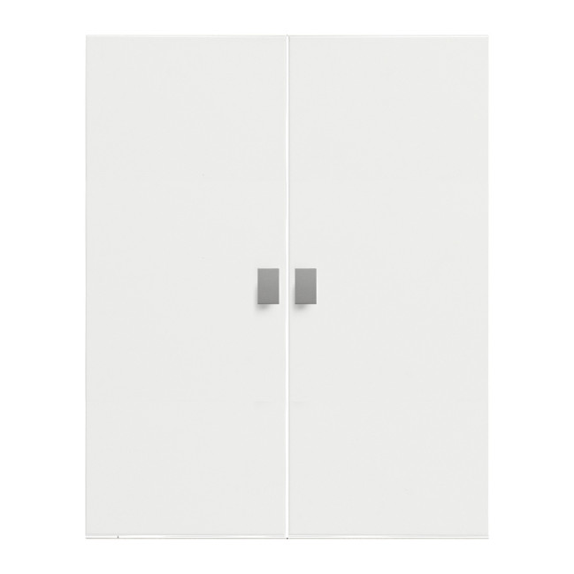 Lifetime Large Door Set pour étagère laquée blanche