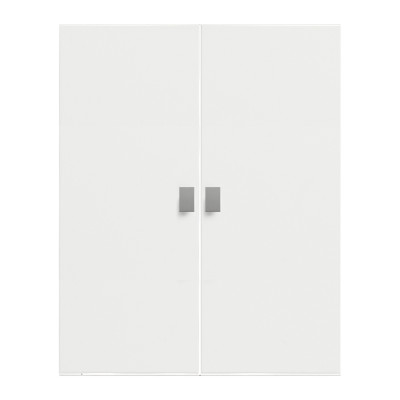 Lifetime Large Door Set for Shelf White Lacquered