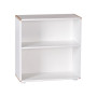 Manis-h Square shelf with 1 floor Snow white
