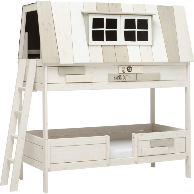 Lifetime Abenteuerbett Hangout mit 2x Rollboden whitewash