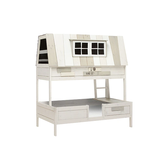 Lifetime HANGOUT Einzelbett 2 von LifeTime, 120x200 mit DeLuxe-Lattenrost whitewash