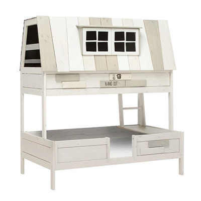 Letto singolo HANGOUT Lifetime 2 di LifeTime, 120x200 con imbiancatura a doghe DeLuxe