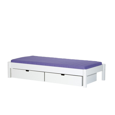 ULL Manis-h letto singolo 90x200, con 2 cassetti letto