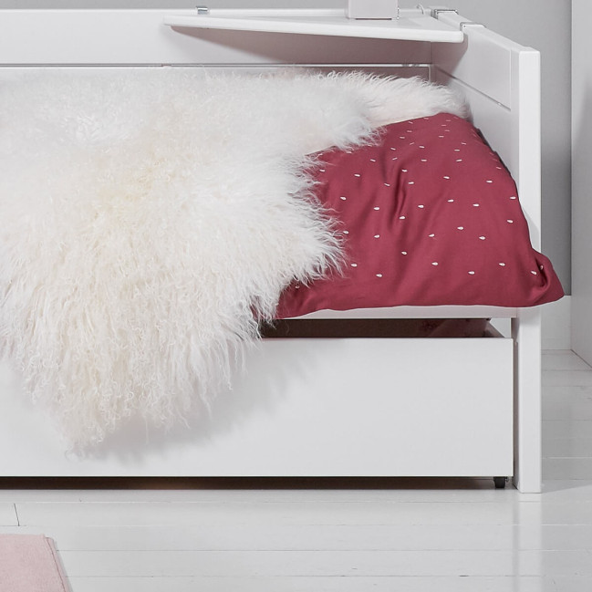 Lifetime base bed Kombi 2- 120x200 cm with bed box and DLR white