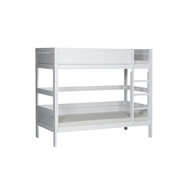 Letto a castello Lifetime Kombi 1 con pavimento a rulli e due cassetti Bianco