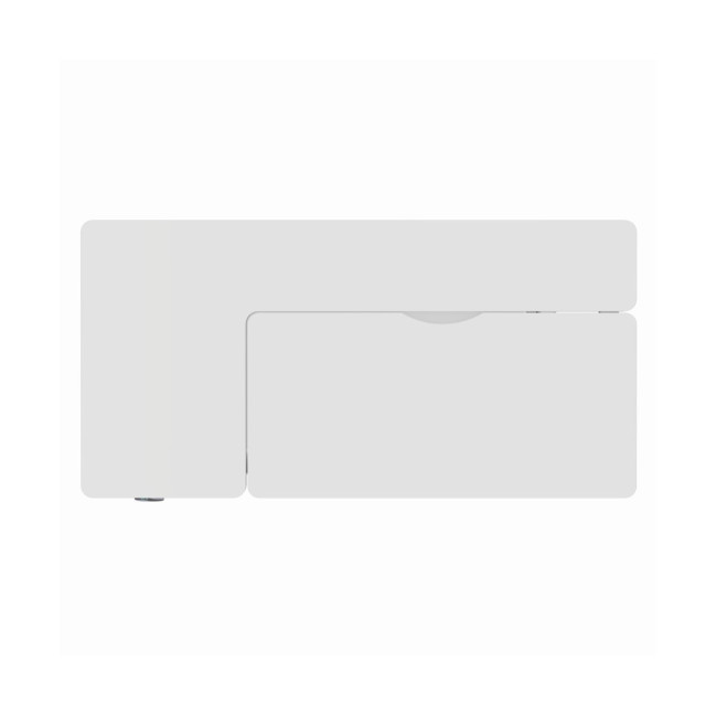 Lifetime desk ERGO right tiltable part electrically adjustable