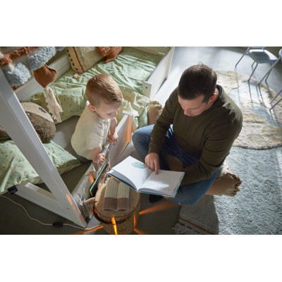 Lifetime 4 in 1 Kinderbett Canoe Adventure mit Stoffdach Weiss