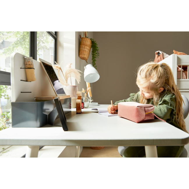 Lifetime back panel with tablet holder