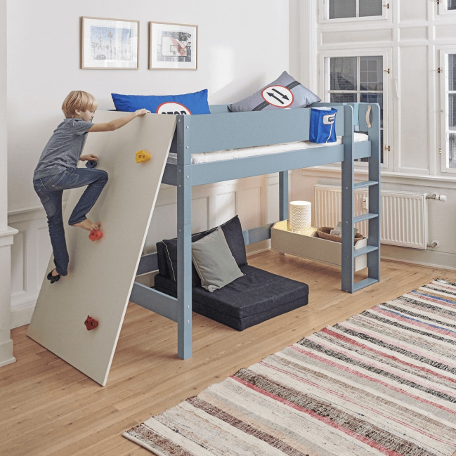 Manis-h climbing wall for bunk bed and medium height bed Snow White