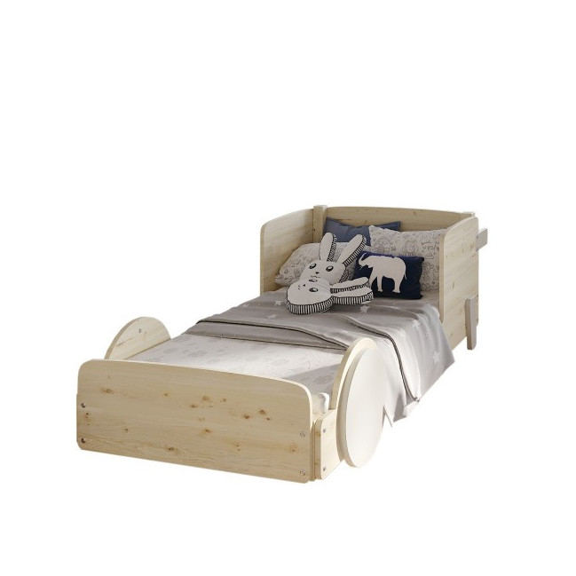 Letto singolo Mathy by Bols Discovery 226 cm x 130 cm bianco