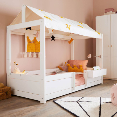 Lifetime 4 in 1 letto per tetto in tessuto 90x200cm Bianco