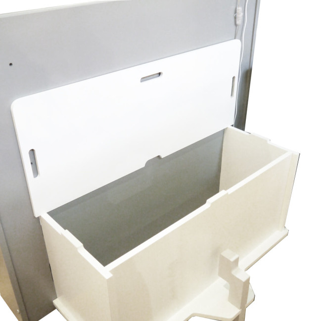 Mathy by Bols Caravan Bed Caravan with Trailer Hitch and Chest Summer Pink