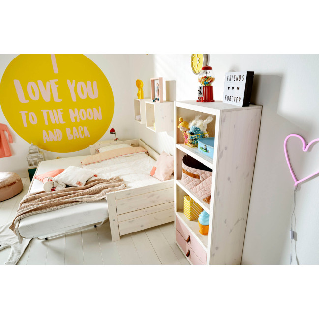 Lit pop up Lifetime Lit simple-RL avec lit d’invité et cadre à lattes de luxe