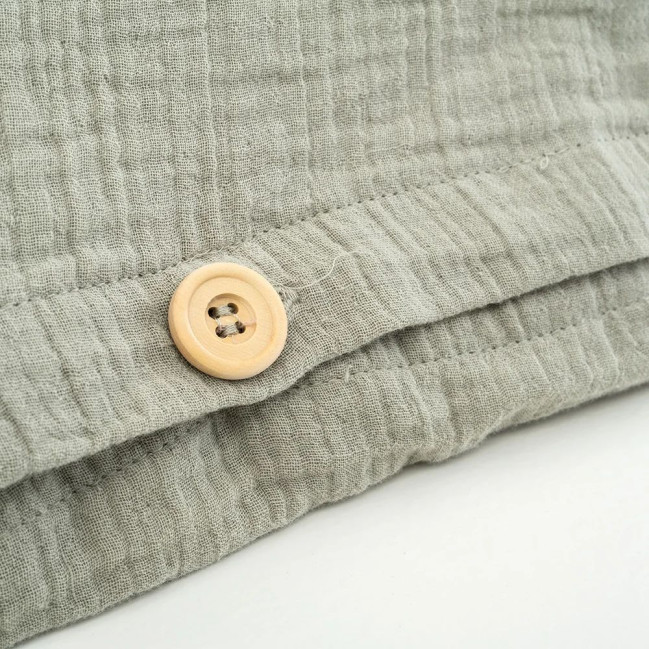 Träumeland bed linen GOTS certified green 135 cm x 200 cm