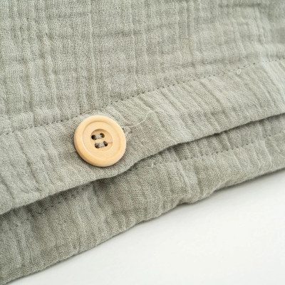 Träumeland bed linen GOTS certified green 135 cm x 200 cm