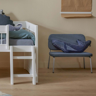 Lifetime Hochbett Breeze KOMBO 90 x 200 mit Deluxe-Lattenrost weiss