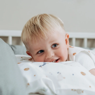 Kissenbezug Sternentraum grau