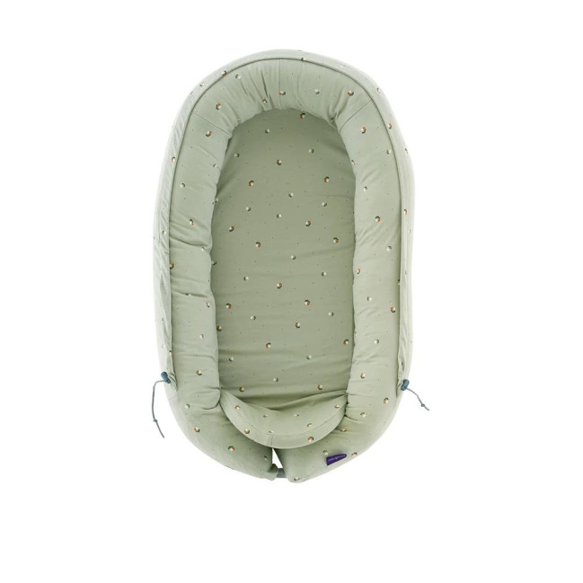 Träumeland Nid de bébé "Home" Premium Fiore vert