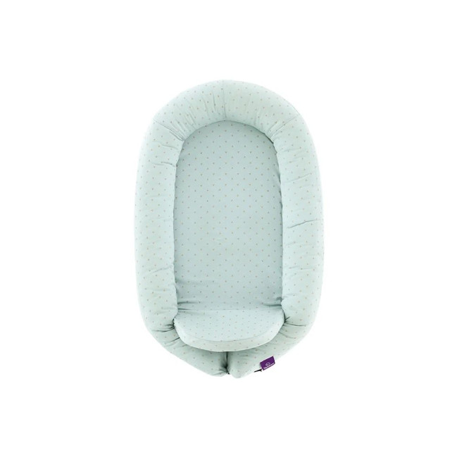 Träumeland Babynest "Home" Comfort Twister blau