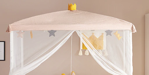 Fabric roof, headliner, rear wall